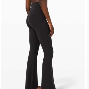 Lululemon Groove Pant Flare Super High Rise Nulu in Black Size 0